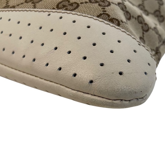 Gucci GG Crossbody Bag with Adjustable Strap - Canvas and Leather - Vintage Y2K - Picture 4 of 15